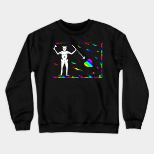 Blackbeard's Flag but Make It Gayer Crewneck Sweatshirt